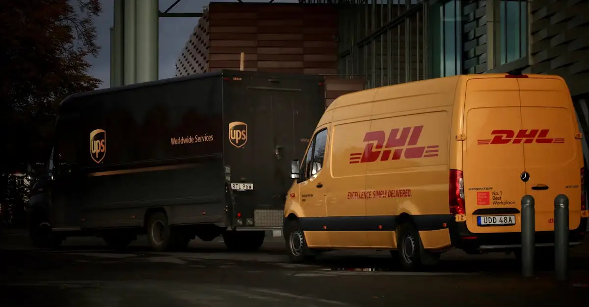 Nachricht zu ihrem dhl paket