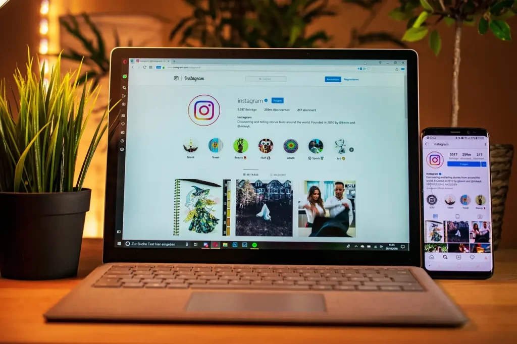 Nachricht instagram